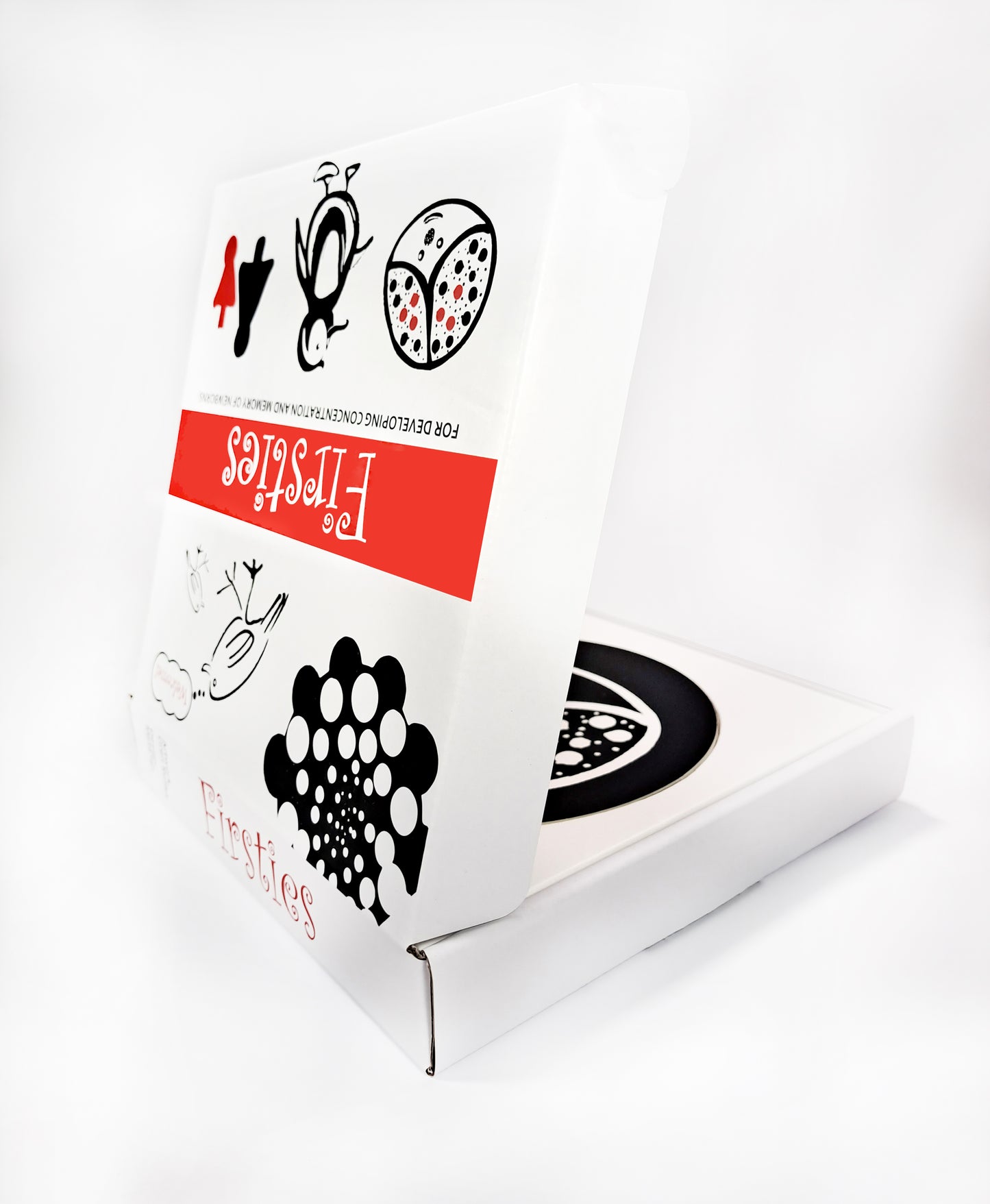 Firsties - 12 Black & White Flashcards For Newborns